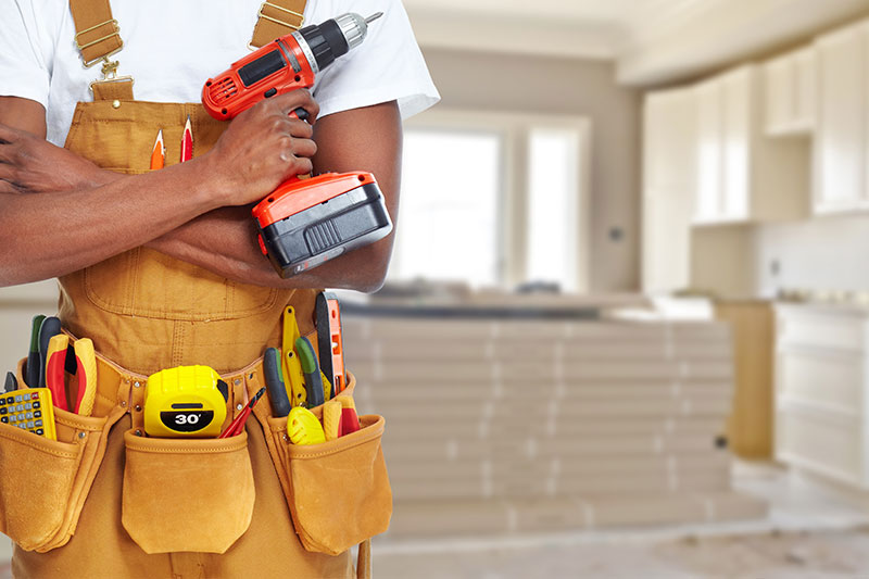 Handyman at work