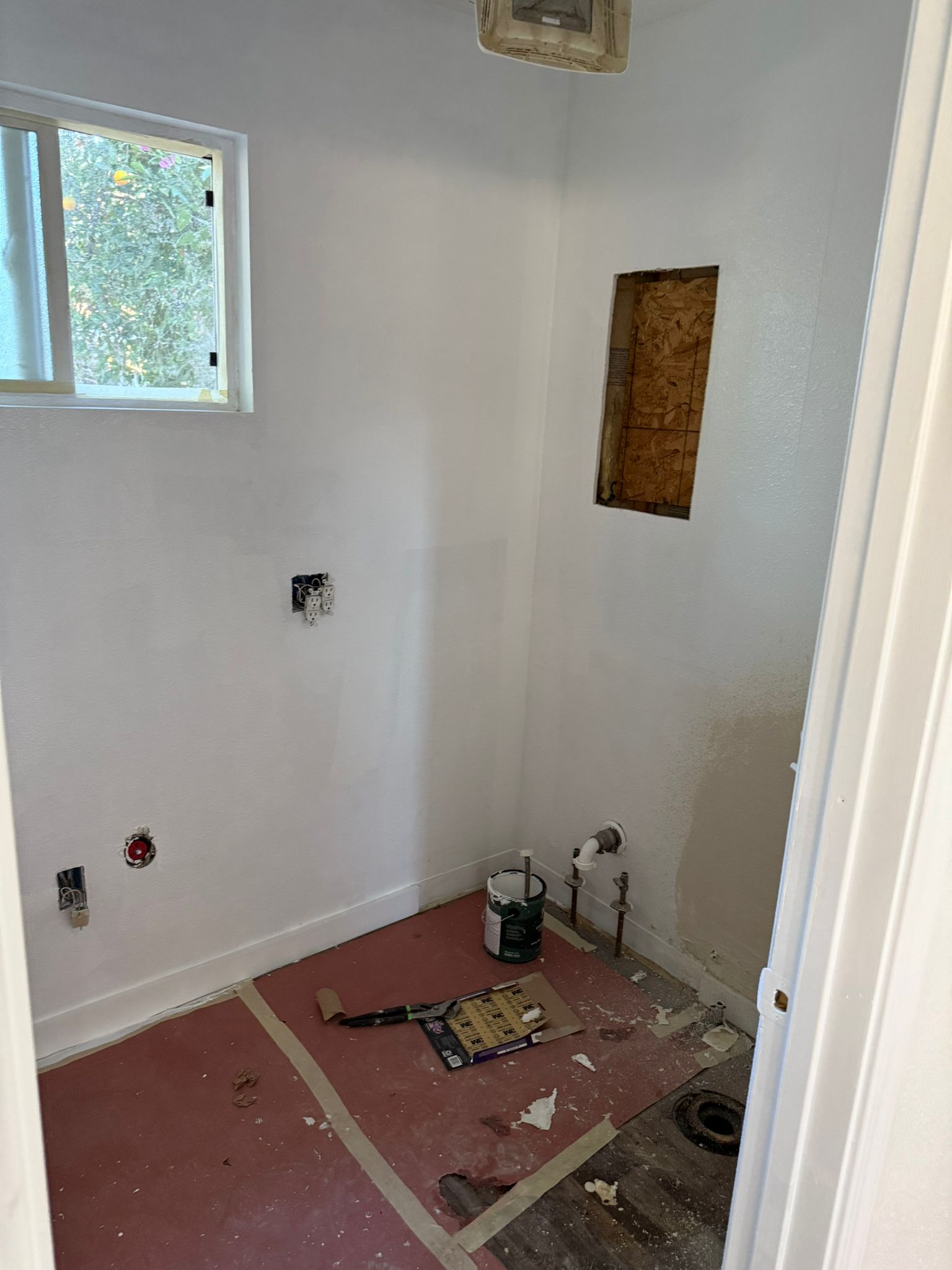 Before: Warped Kitchen Cabinets