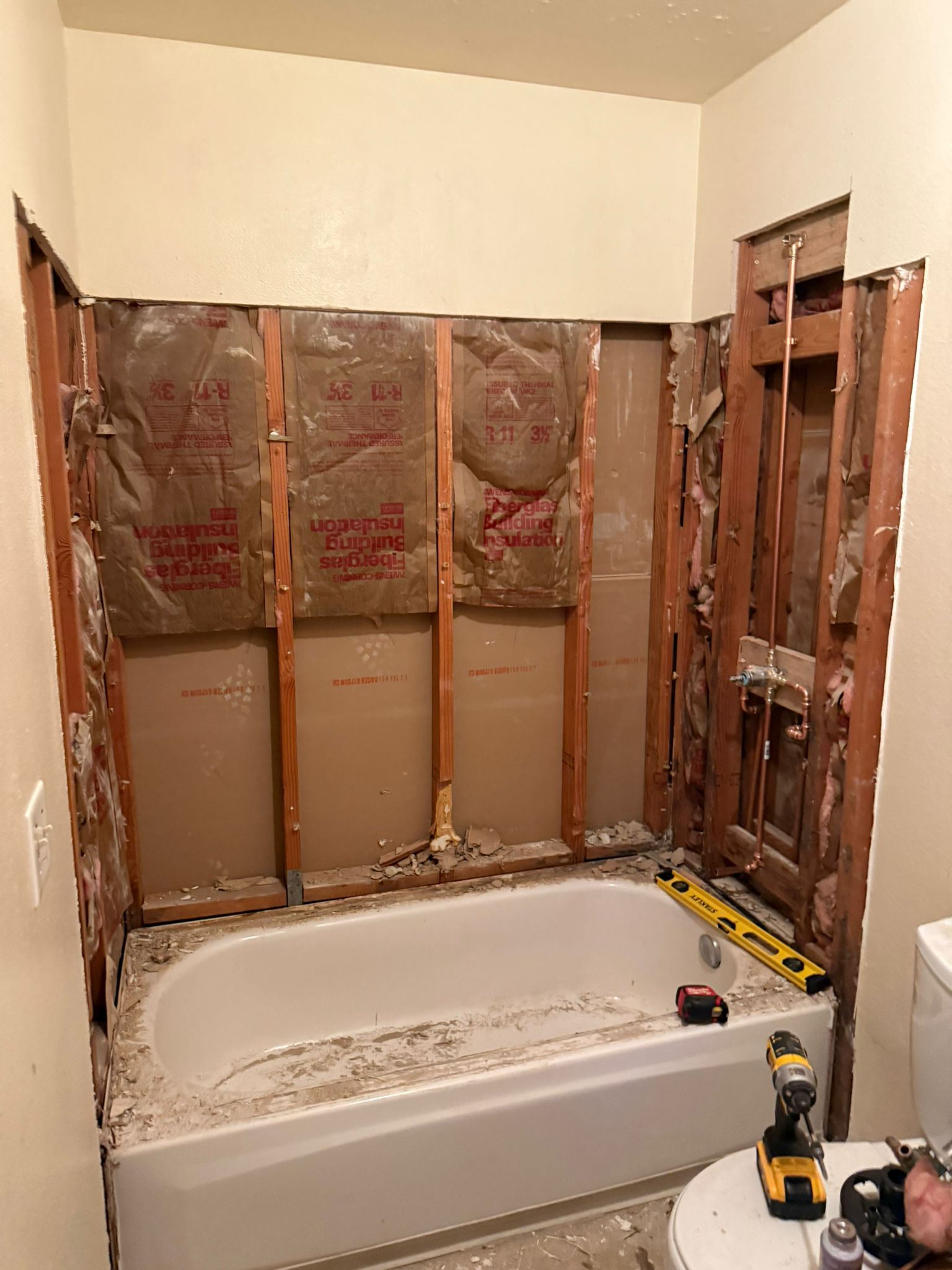 Before: Damaged Drywall & Ceiling
