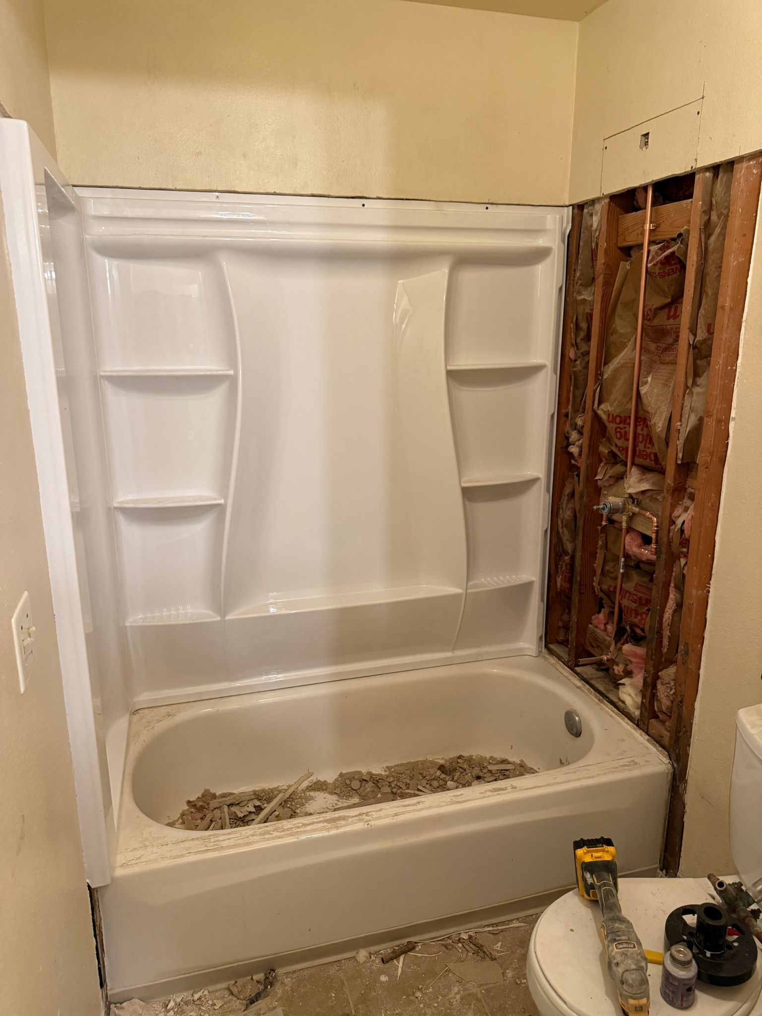 Before: Warped Kitchen Cabinets