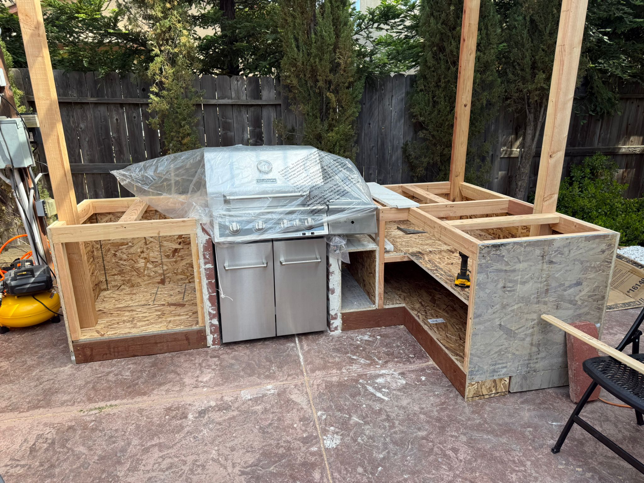 Before: Warped Kitchen Cabinets